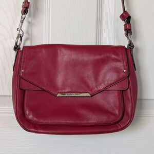Coach Burgundy Leather Crossbody Bag
